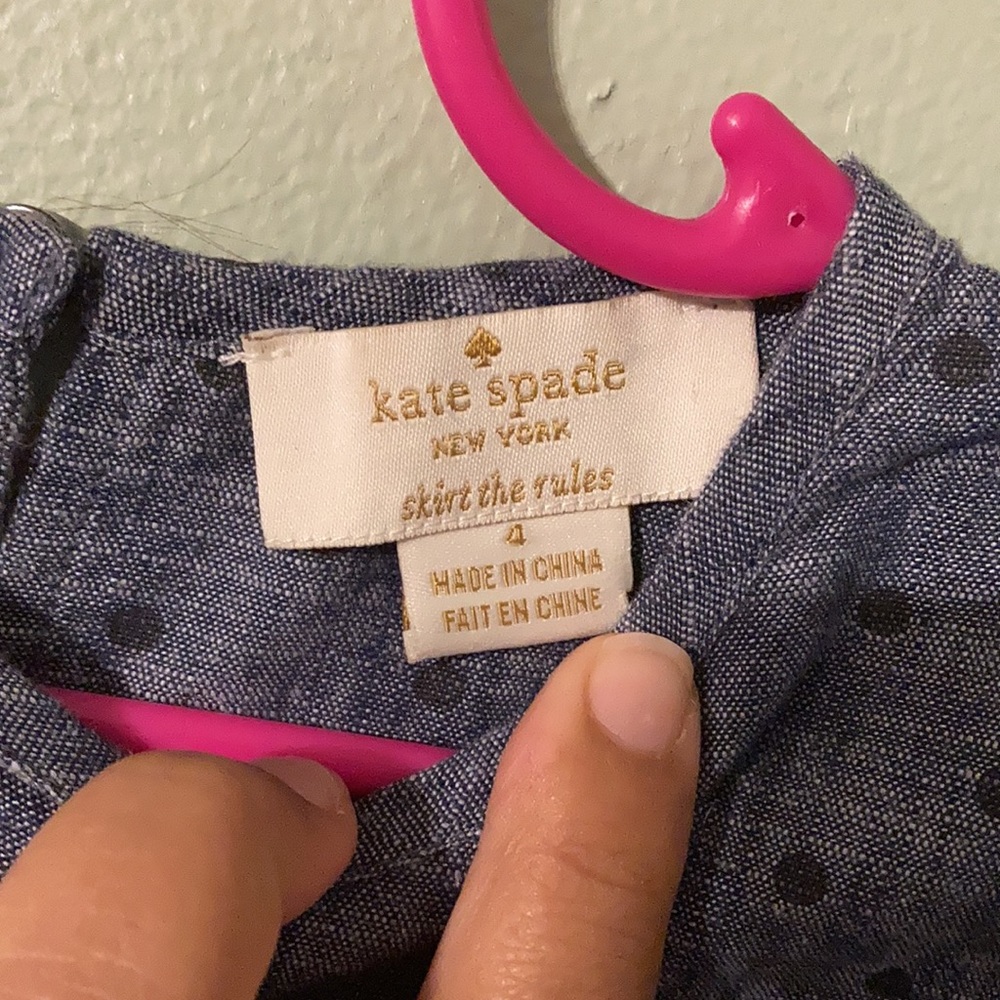 Kate Spade Denim Ruffle Dress - Picture 6 of 6